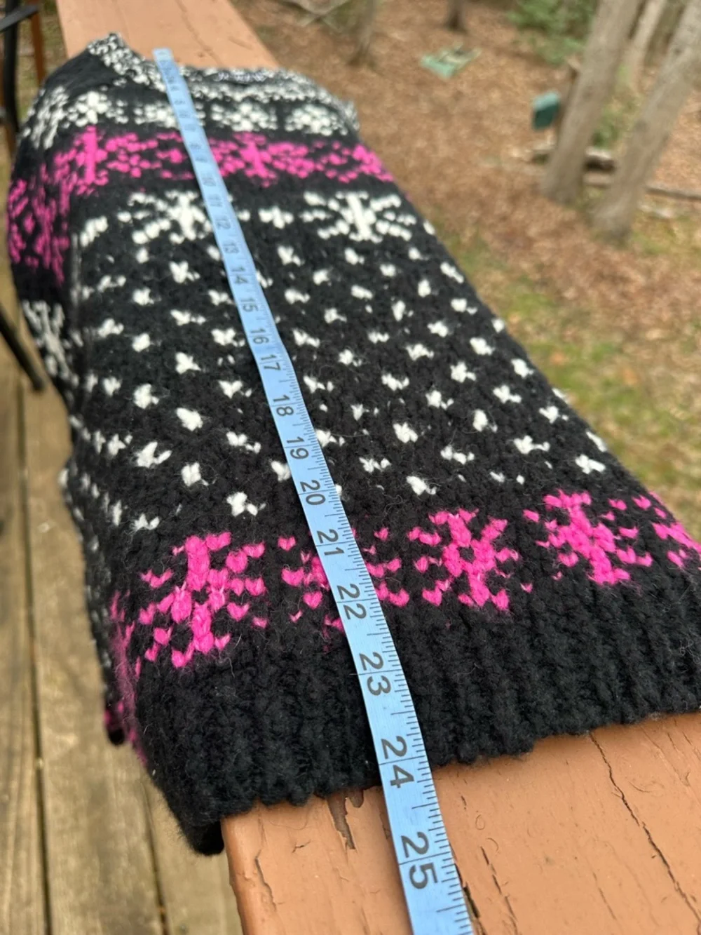 J. Crew black snowflake sweater